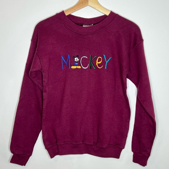 Vintage Mickey & co embroidered mickey mouse sweatshirt crewneck sweater - Picture 2 of 8